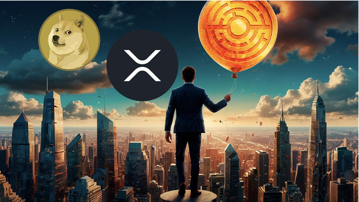 Predikce růstu kryptoměn XRP, DOGE, MTAUR