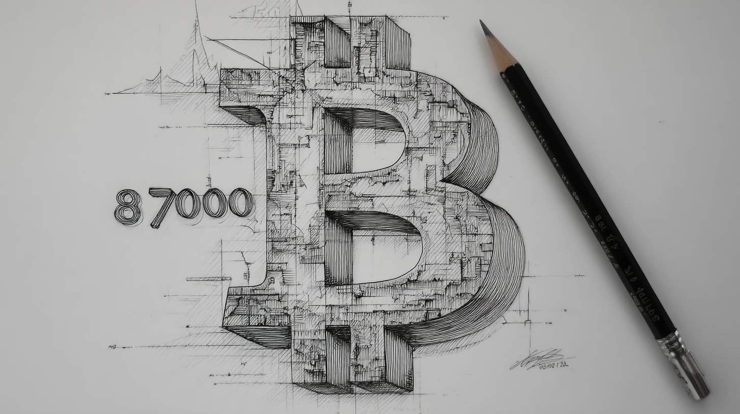 bitcoin btc logo Midjourney