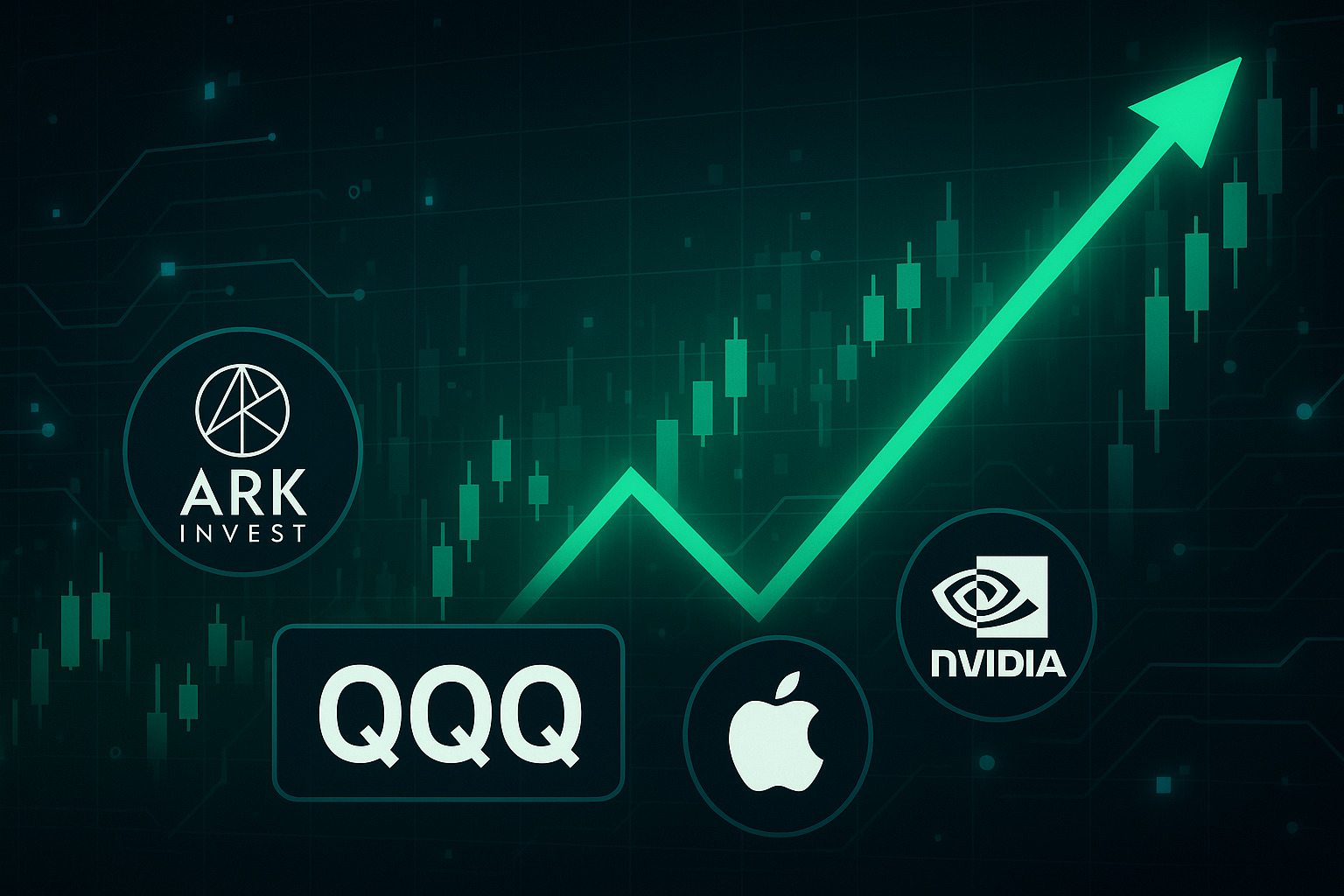 akcie růst apple qqq Nvidia dalle