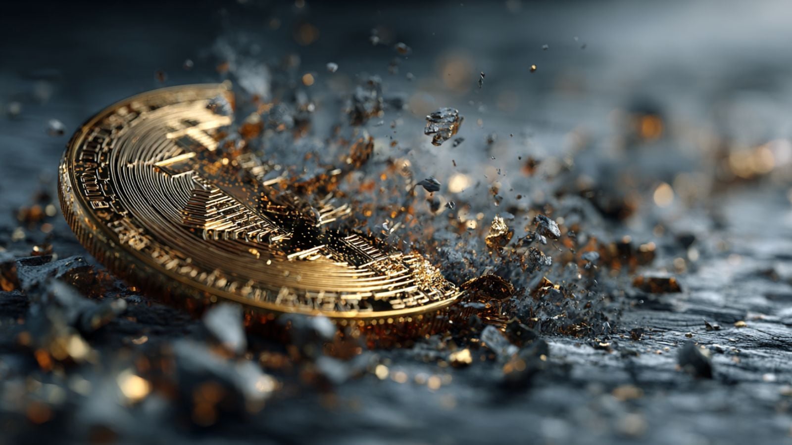 bitcoin pád