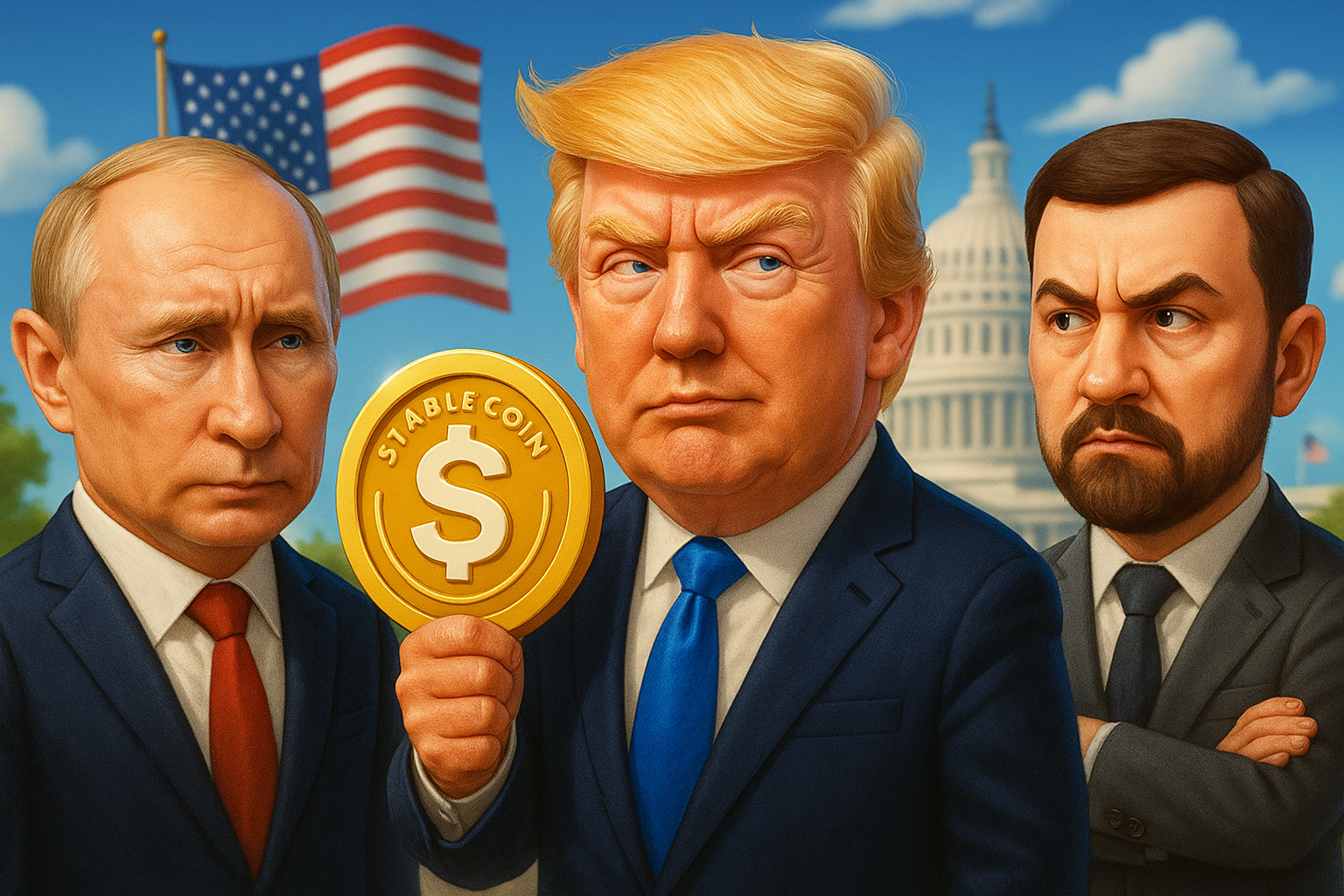 trump, putin, Kobyakov, stablecoin, usa