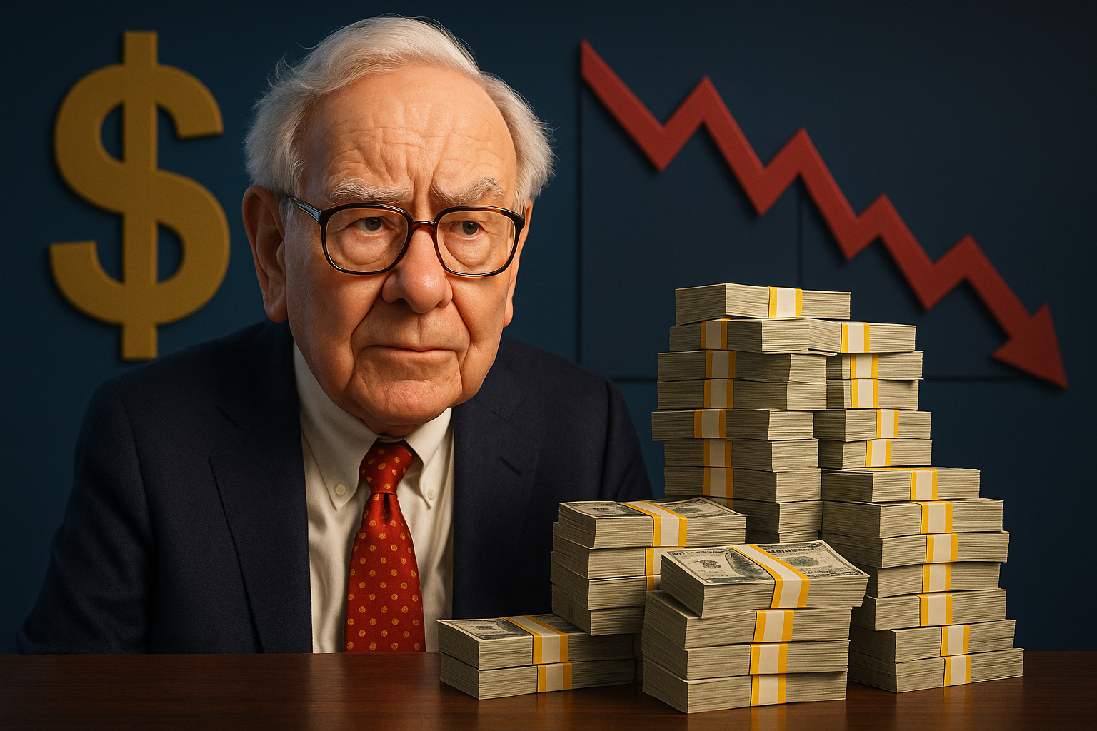 warren buffett, akcie, hotovost