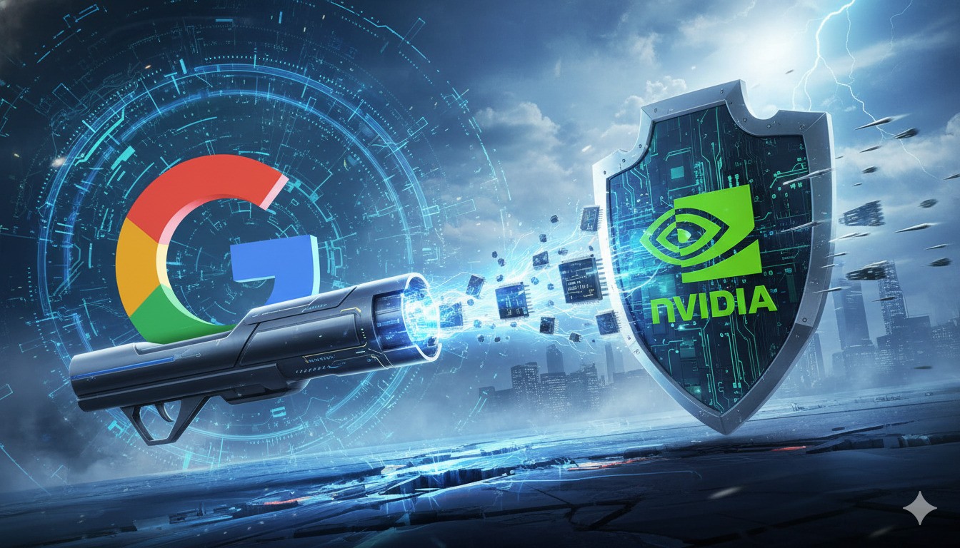 Google tasí zbraně proti Nvidii. Jejich vlastní čipy mění pravidla hry