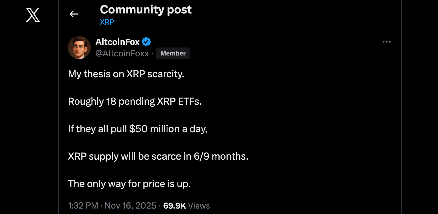 Jak by mohly přítoky měnit dostupnost XRP
