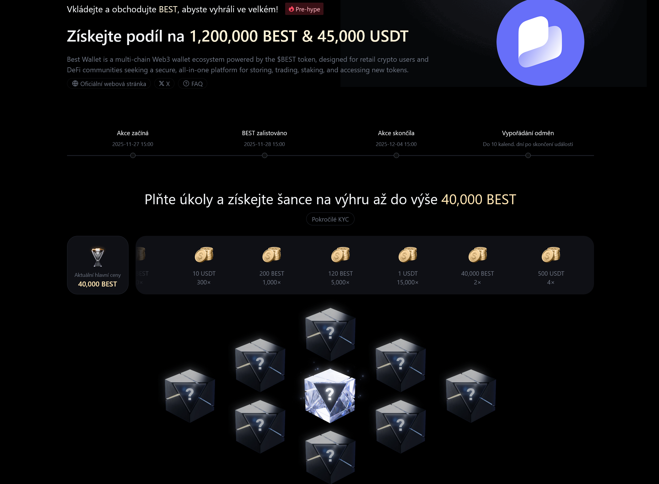 Díky Best Wallet tokenu můžete získat podíl na bohatém airdropu
