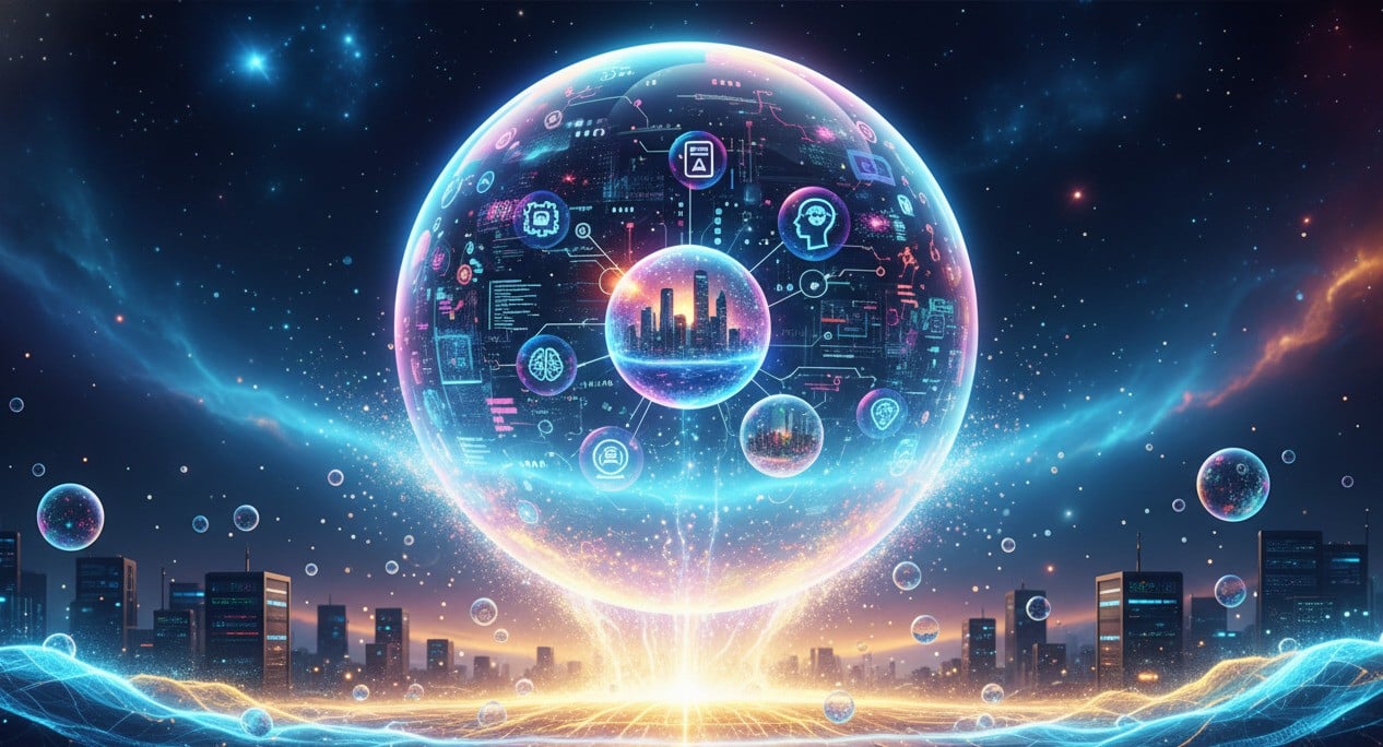 Umělá inteligence táhne trhy nahoru, bublina ale stále zdaleka nepraská