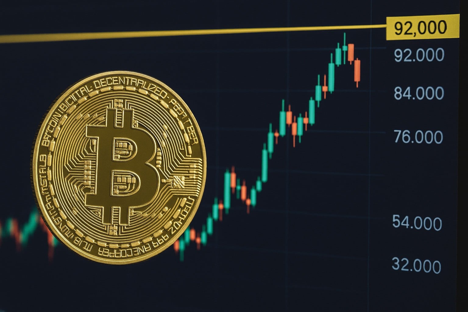 Cena bitcoinu znovu roste, obchodníci ale nevěří průrazu nad 92 000 dolarů