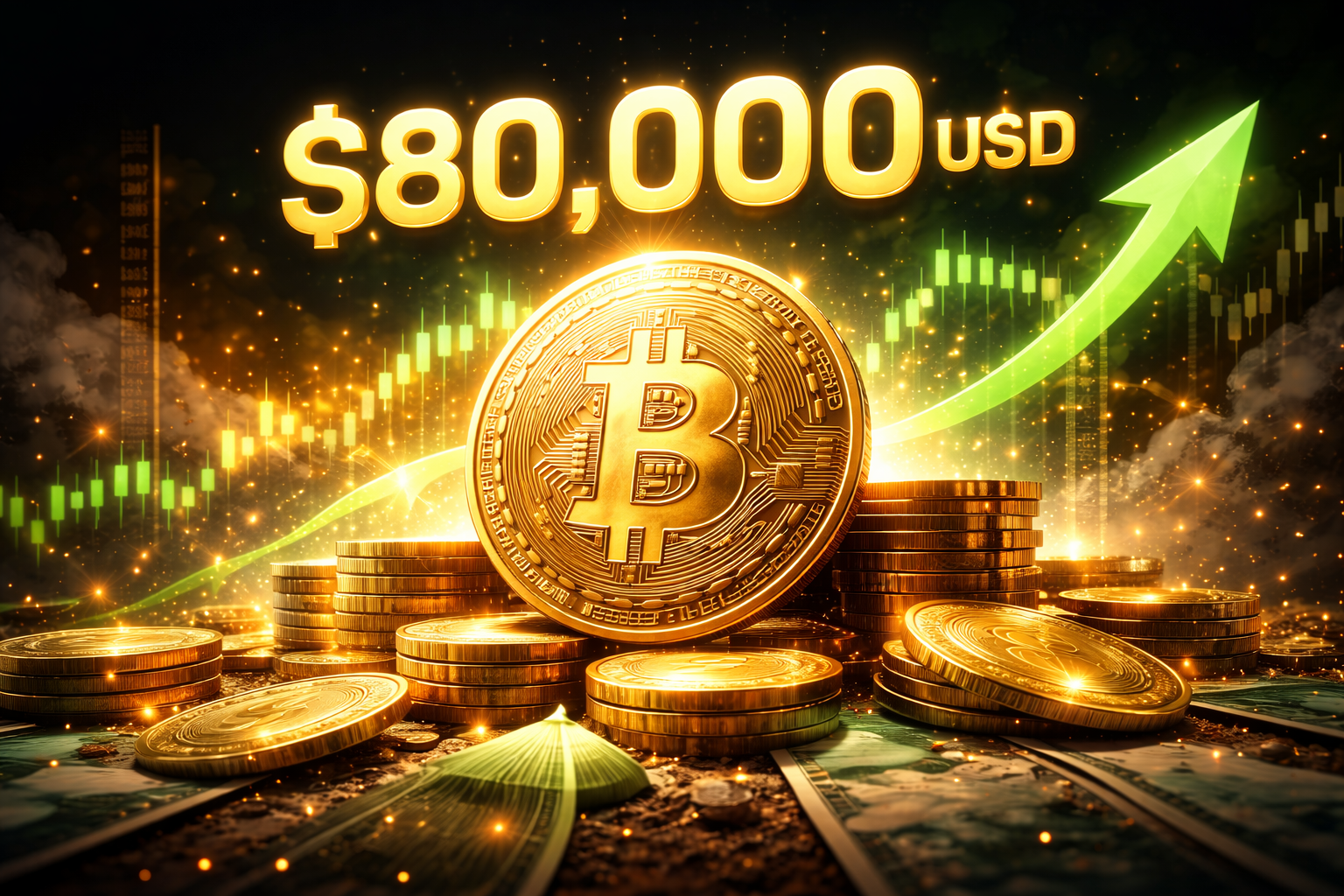 BTC na 80 000 USD