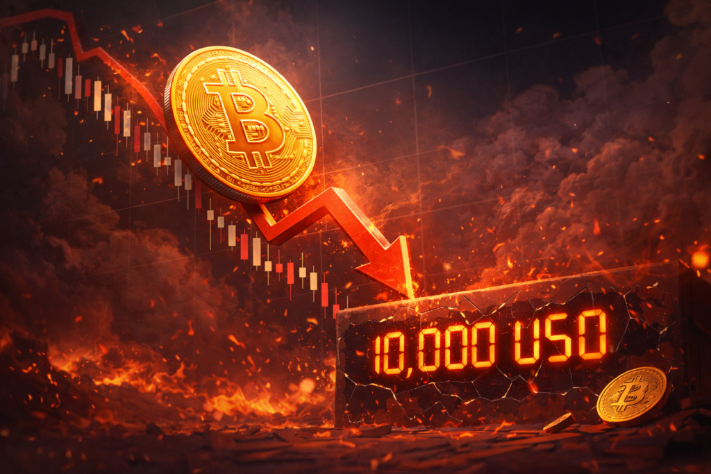 Bitcoin na cestě k 10 000 USD: Jak moc je pokles o -86 % pravděpodobný?