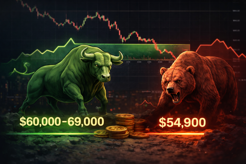 Bitcoin drží klíčovou zónu, ale Glassnode varuje, že skutečné dno může být ještě o 20 % níže