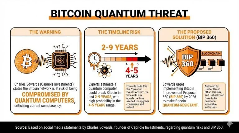 Kvantové počítače a jejich hrozba vůči Bitcoinu