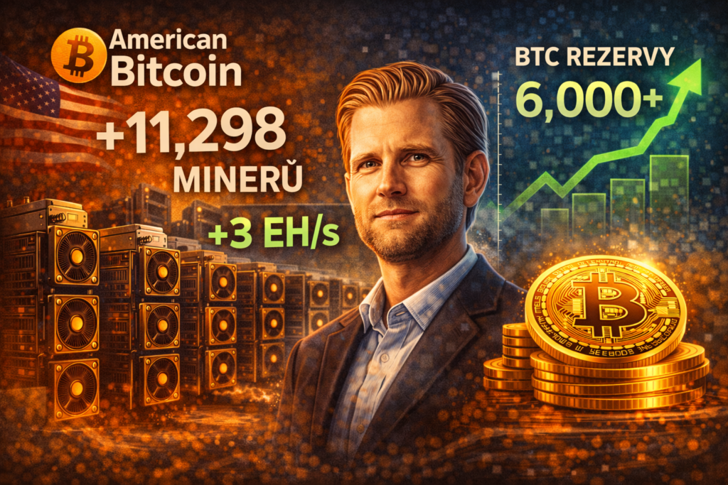 Trumpova těžební firma masivně posiluje, tisíce nových minerů mají zvýšit výkon sítě