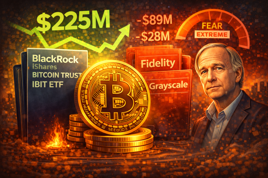 Bitcoin ETF zaznamenávají příliv 225 milionů dolarů, BlackRock IBIT vede