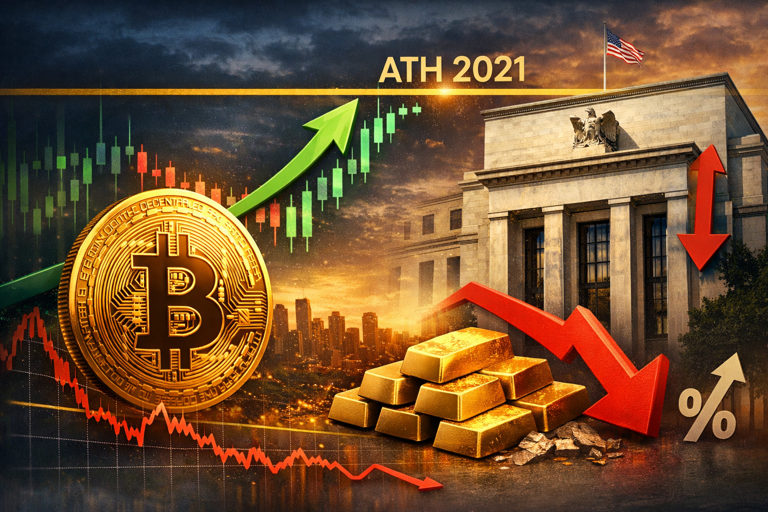 BTC na ATH roku 2021