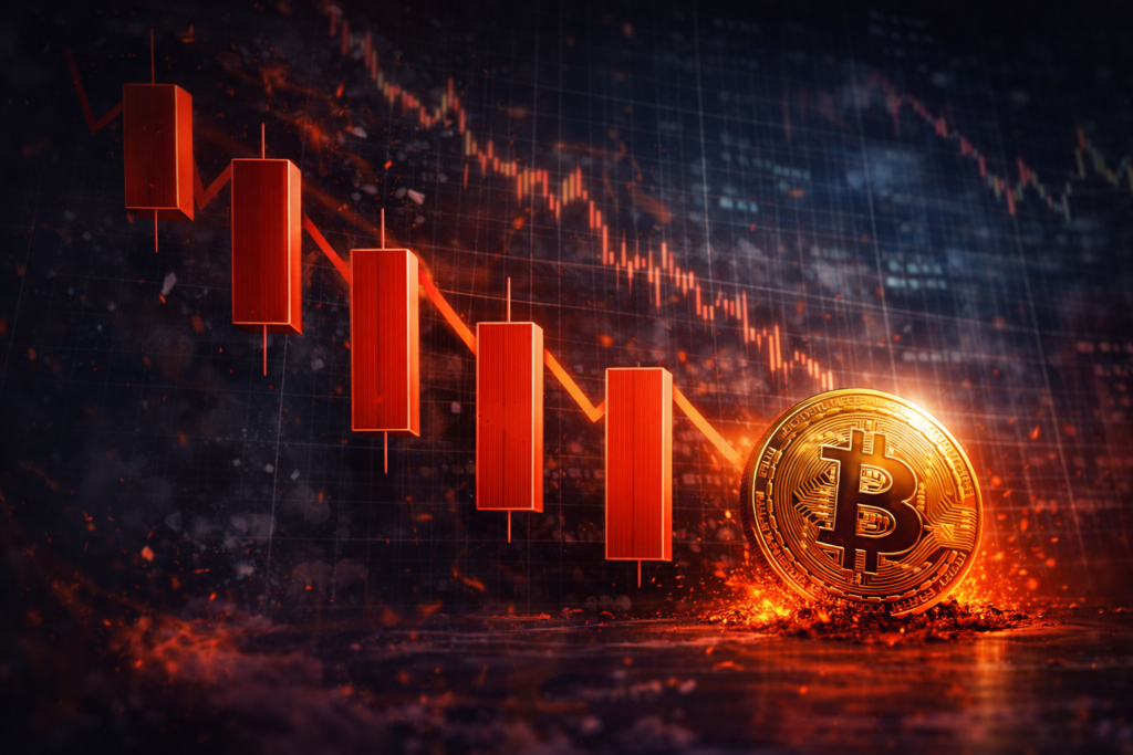 Bitcoin cenově klesá pět měsíců v řadě: kdy to skončí?