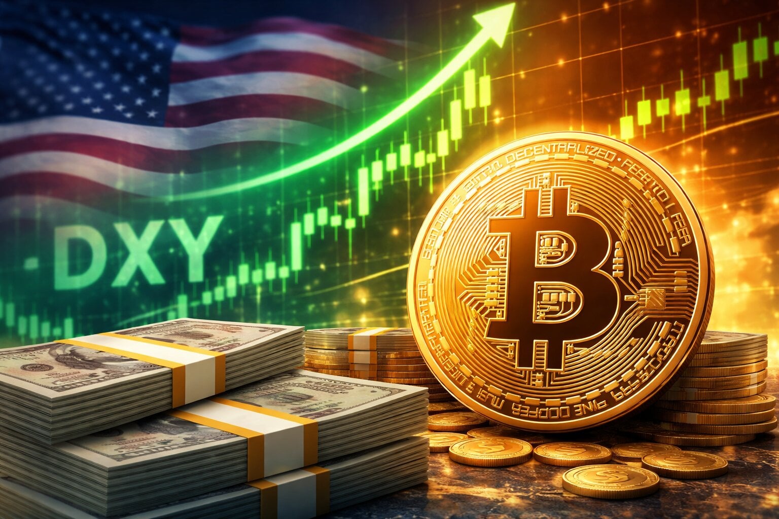 Dolarový index je na tříměsíčním maximu. Co to znamená pro cenu Bitcoinu?