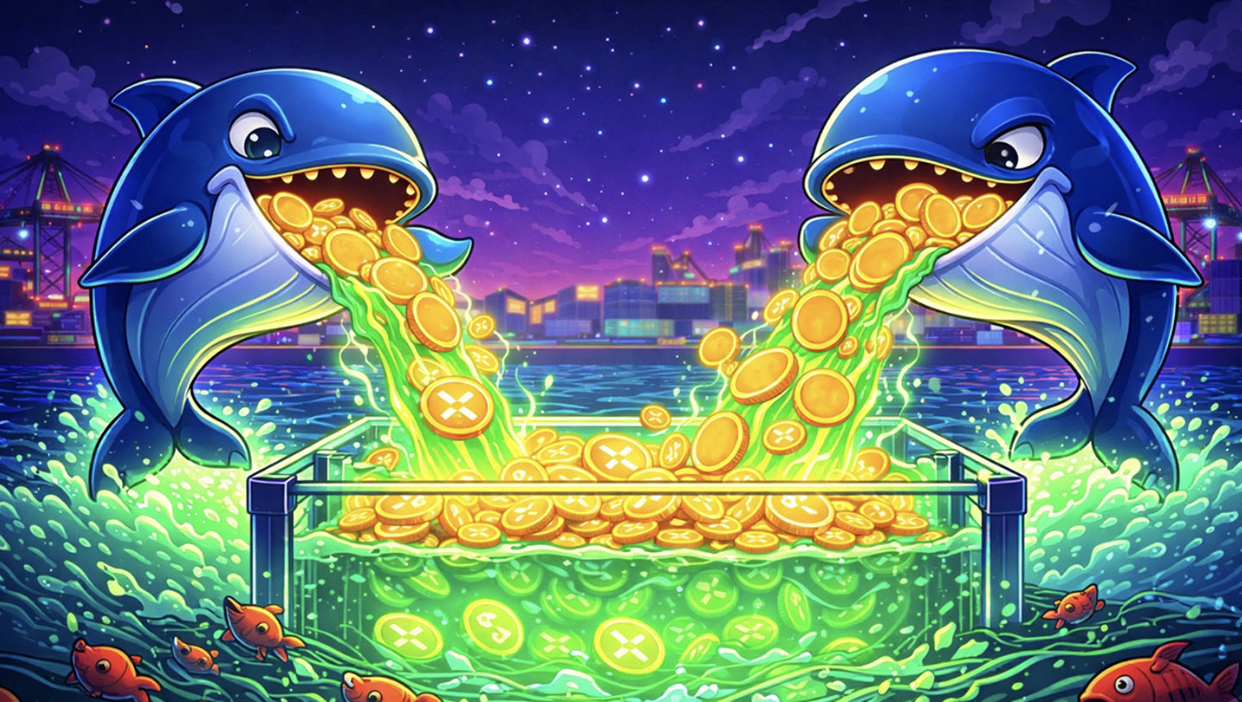 Po čtyřech měsících převažují u velkých držitelů XRP opět nákupy