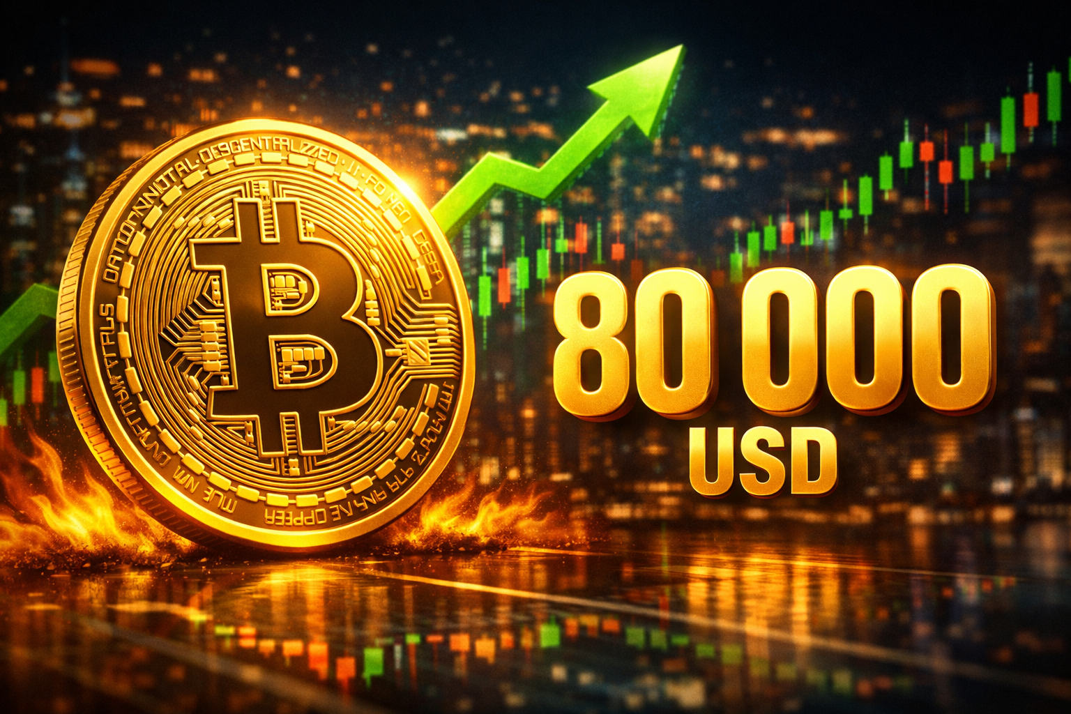 Bitcoin za 80 000 USD
