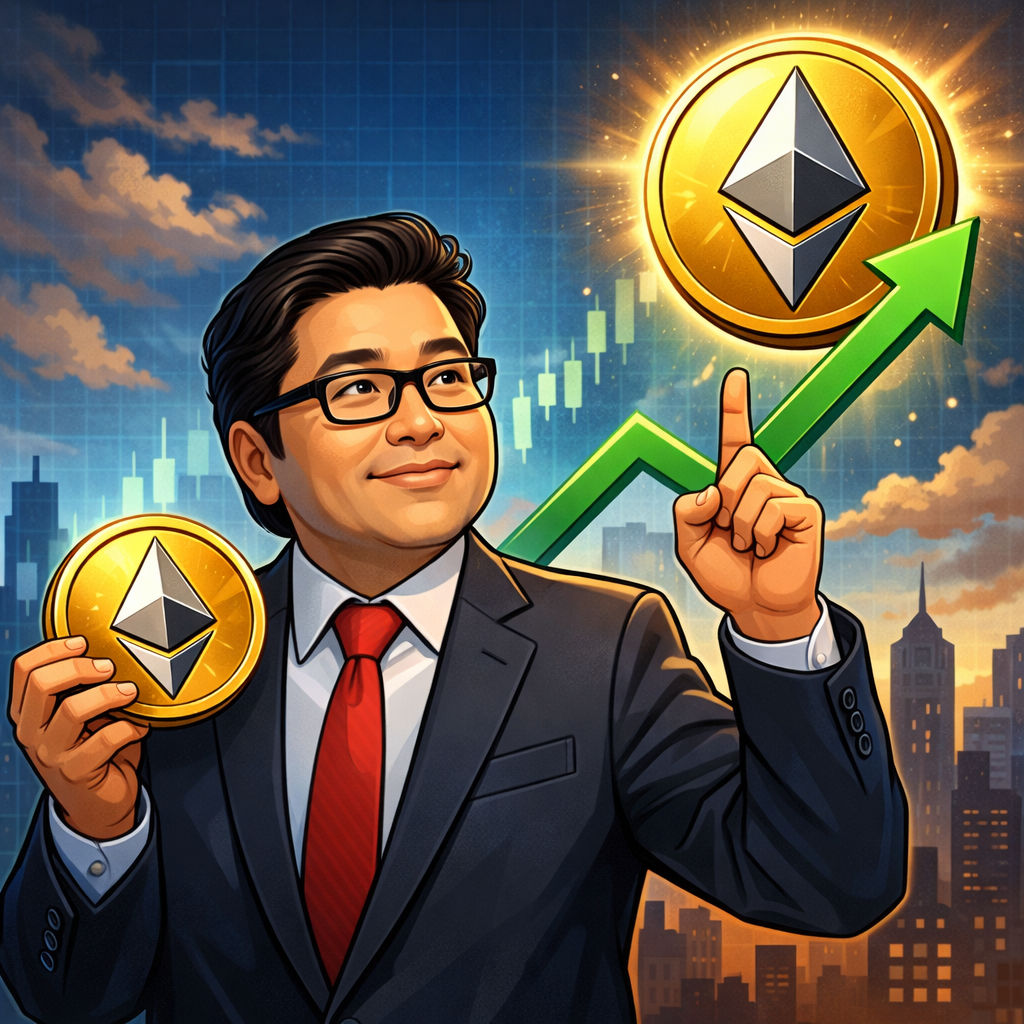 Ethereum má před sebou masivní růst, tvrdí Tom Lee