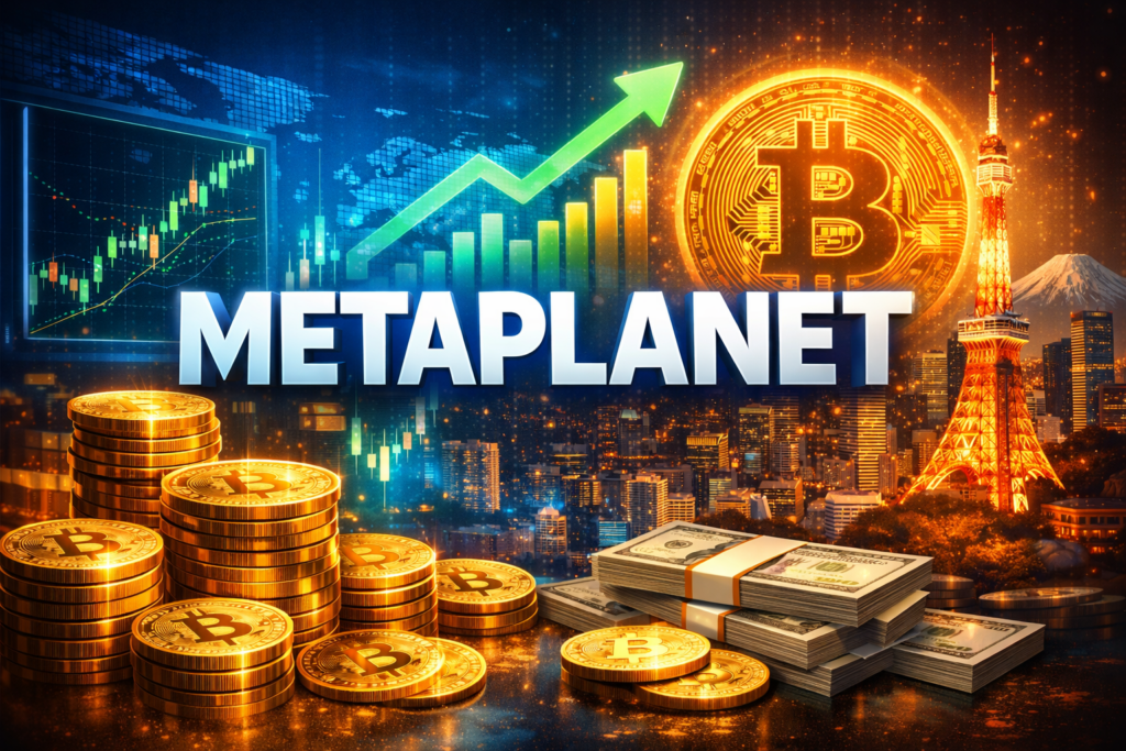 Japonský gigant sází na bitcoin, Metaplanet už drží přes 40 000 BTC