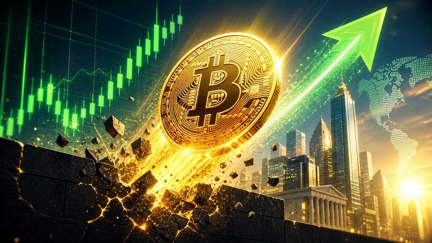bitcoin růst
