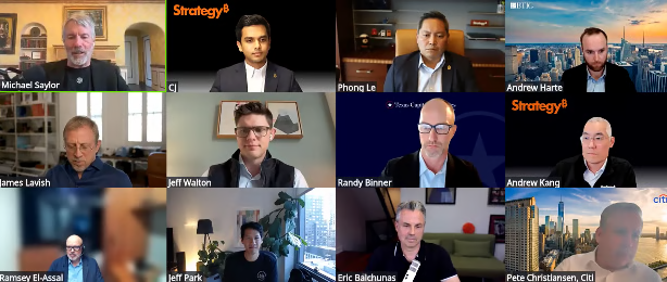 Q1 Earnings call Strategy. Zdroj: Strategy