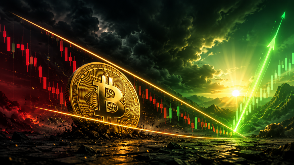 Bitcoin tvoří obrovský býčí klesající klín, je růst ceny na spadnutí?