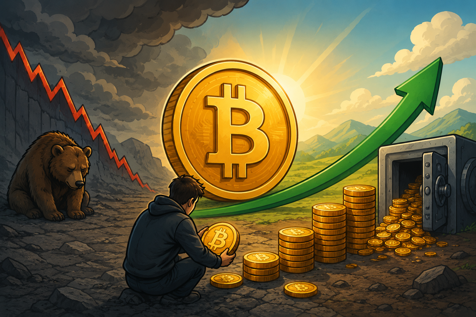 Bitcoinový růst