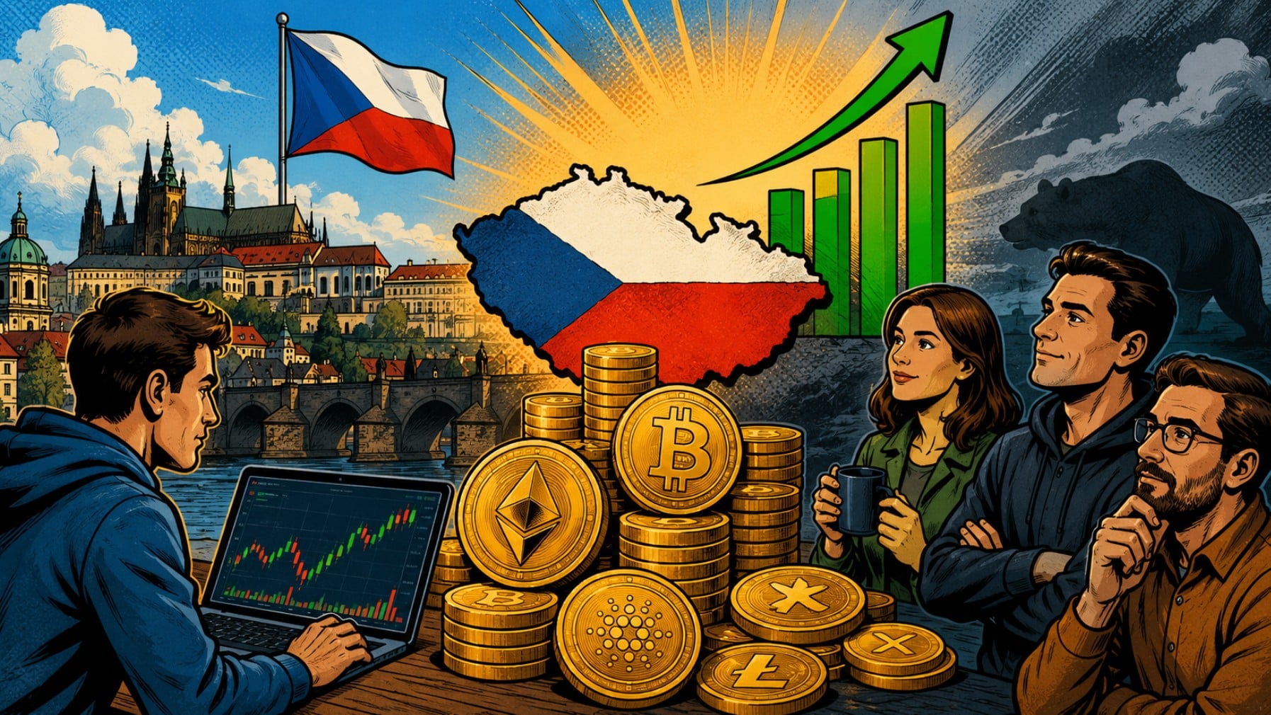 česká republika kryptoměny češi