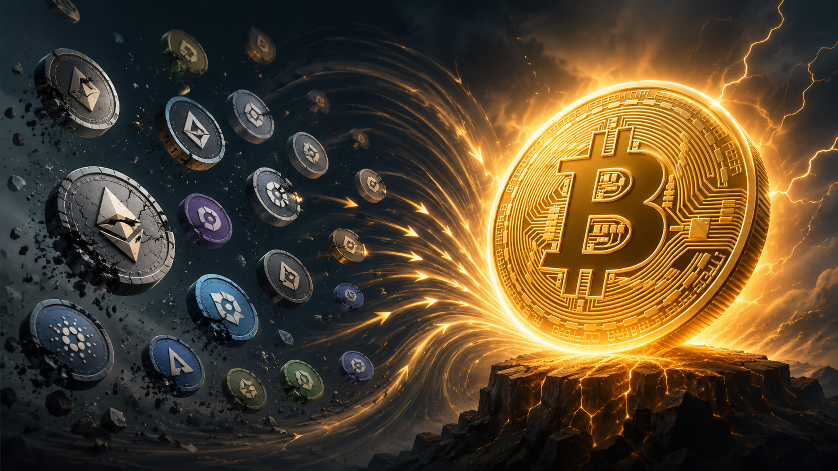 altcoiny bitcoin dalle