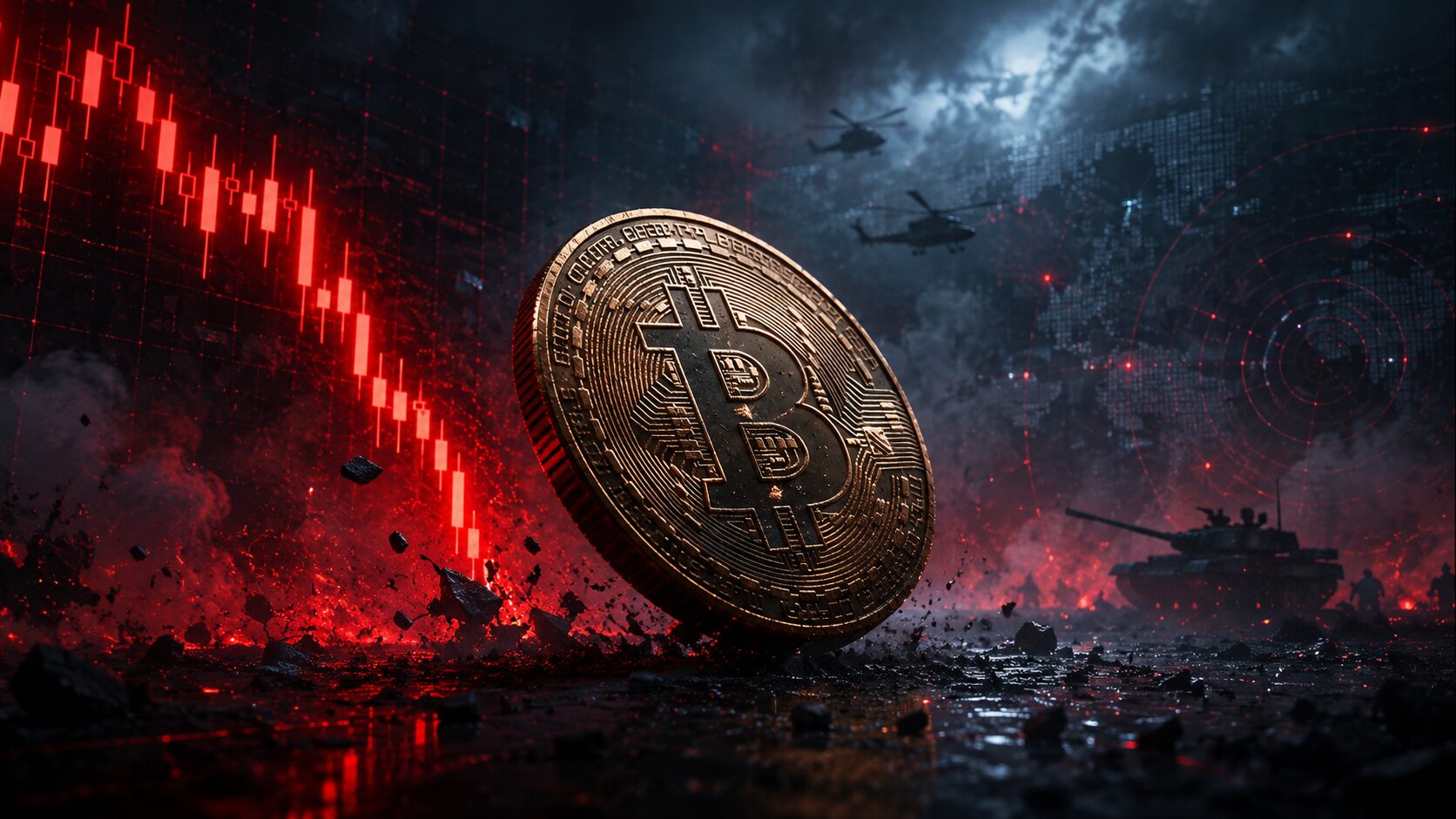 bitcoin pád cena dalle