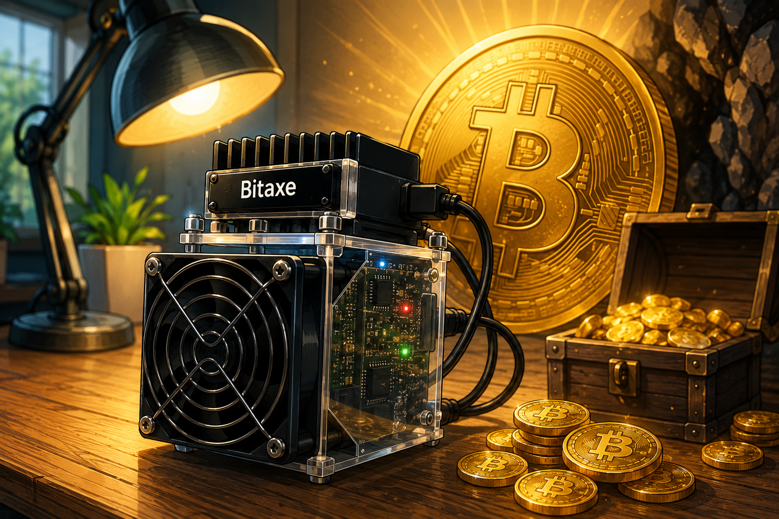Těžba Bitcoinu Bitaxe