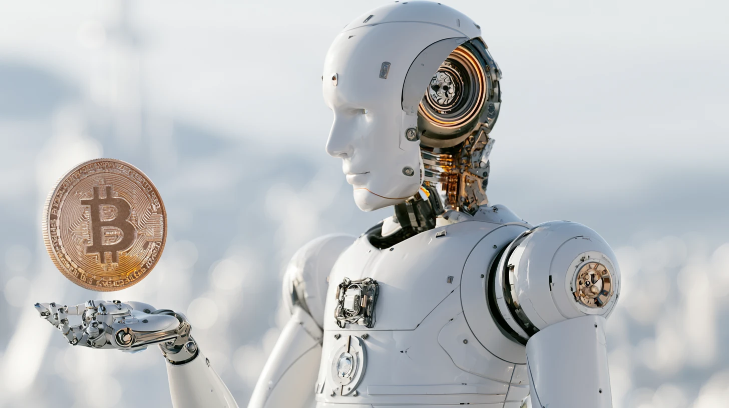 btc bitcoin ai robot budoucnost technologie usa midjourney nahledovy obrazek