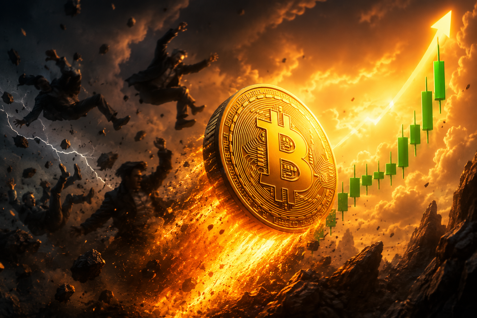 Explozivní vzestup BTC