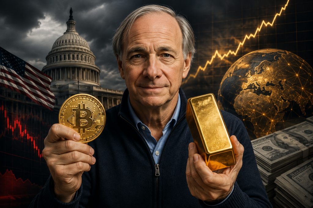 Dalio bije na poplach: Amerika kopíruje japonský dluhový scénář, záchranou mají být zlato a bitcoin