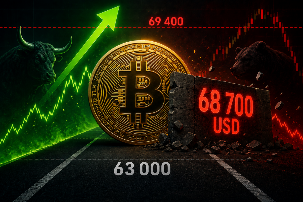 Bitcoin uvízl pod 68 700 USD. Můžou za to nákupy z posledního půlroku