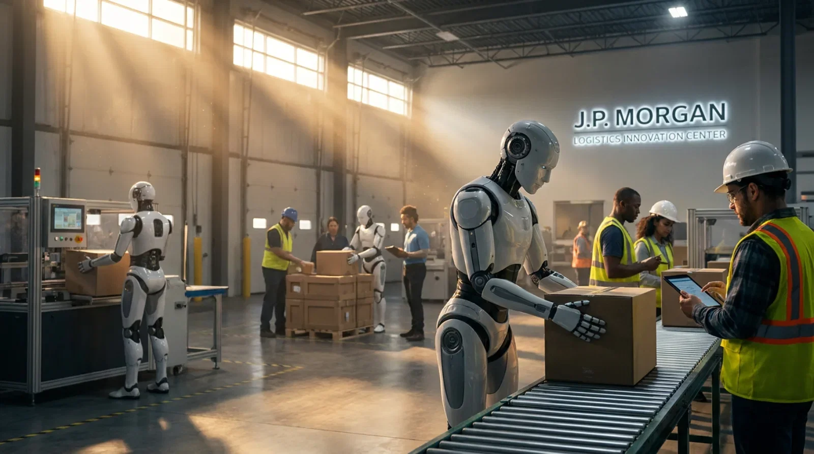 JPMorgan čeká prudký růst humanoidních robotů v americkém průmyslu