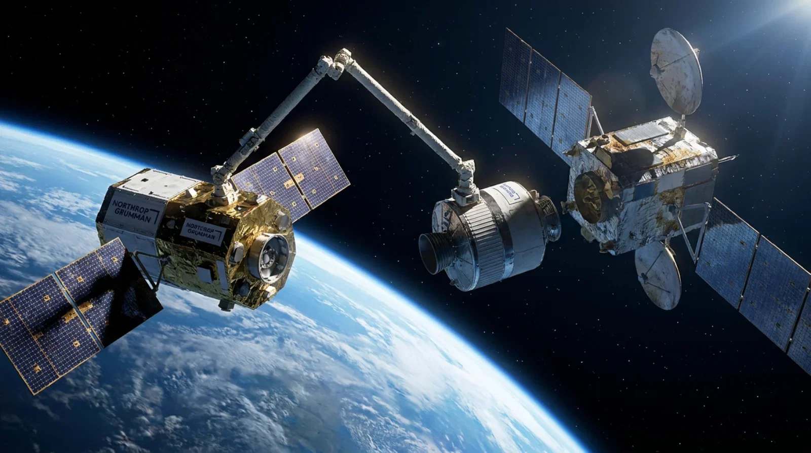 Robotická družice Northropu má zachraňovat satelity před vyřazením