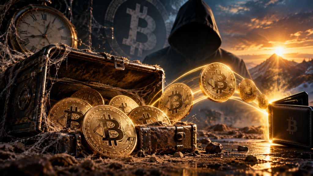 Bitcoin z éry Satoshiho se probudil po 16 letech. Do pohybu se dostalo 600 BTC za 48 mil. USD
