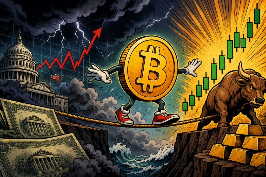 Dluhopisová bomba tiká a bitcoin se třese. Co přijde dál?