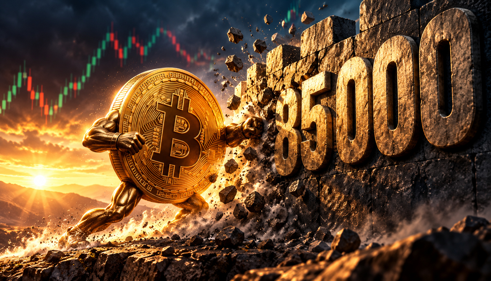 Bitcoin naráží na zeď 85 000