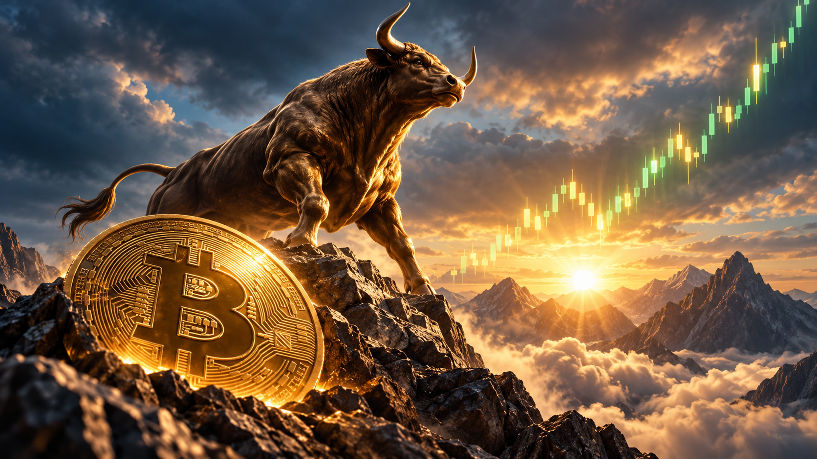 Býči signál na bitcoinu