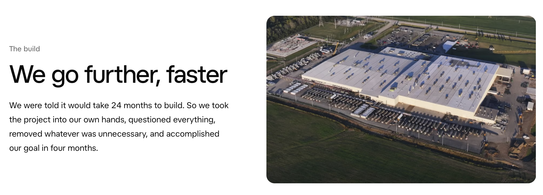 Colossus gigafactory. Zdroj: x.ai