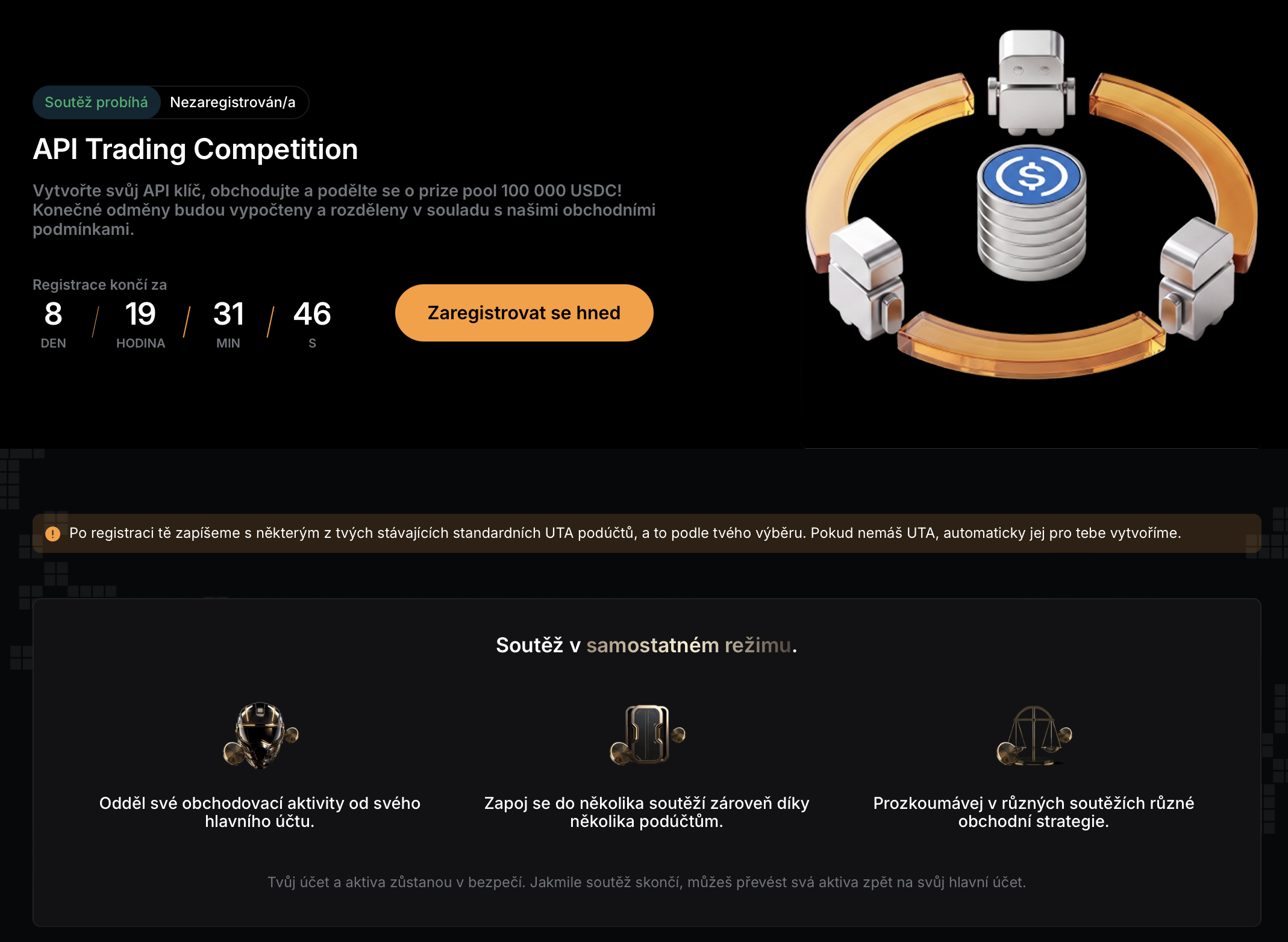 API Trading Competition. Zdroj: bybit.eu
