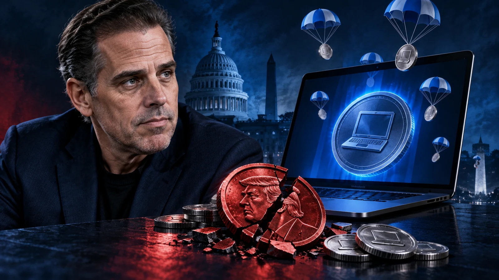 Hunter Biden chystá memecoin LAPTOP. Pomůže těm, kteří prodělali na TRUMP tokenu?