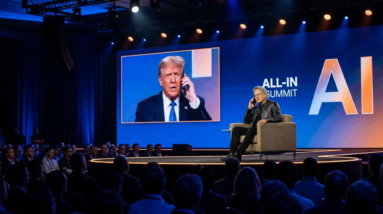Trump i šéf Nvidie odmítají zpomalit vývoj umělé inteligence