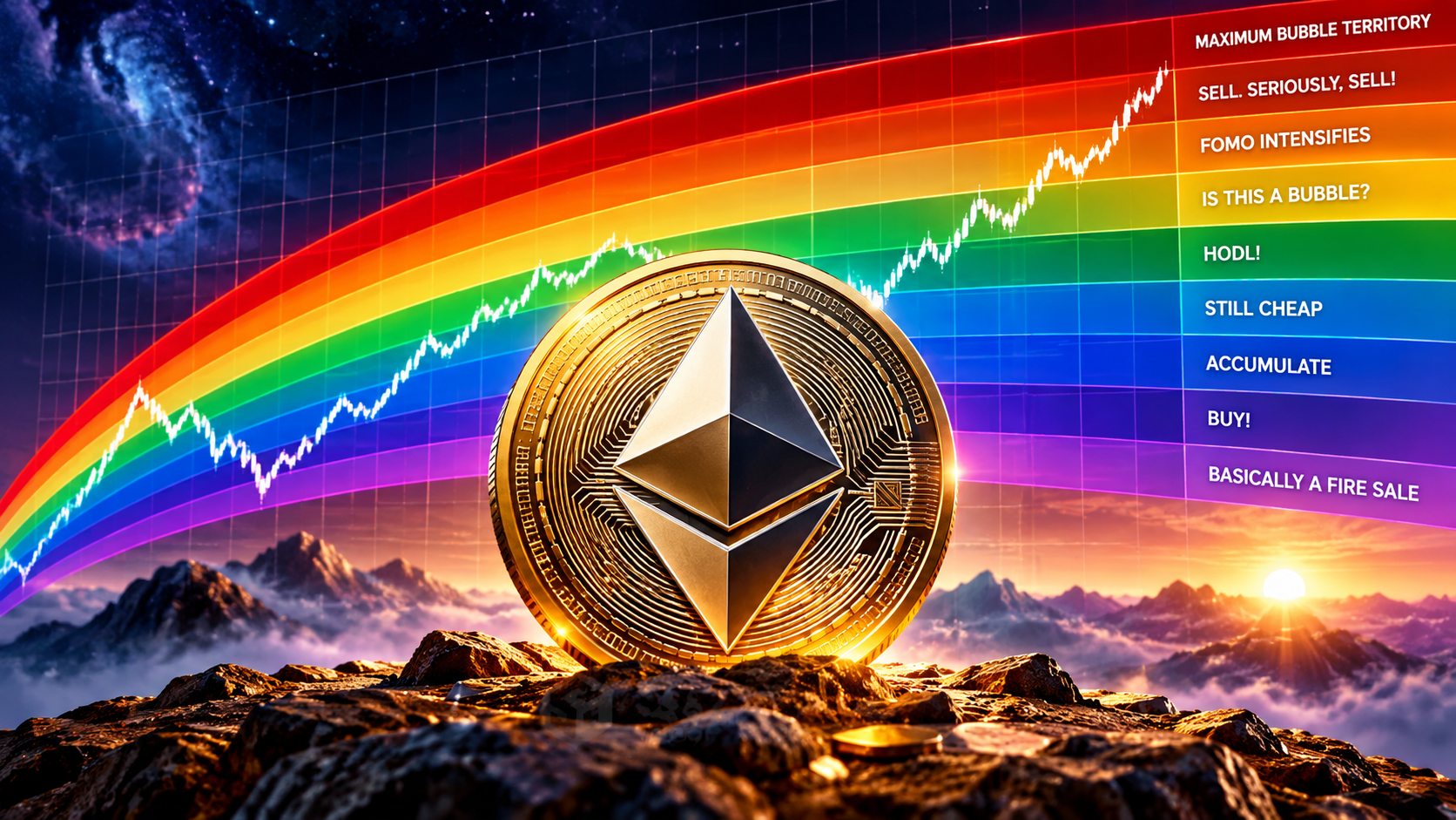 ETH Rainbow Chart