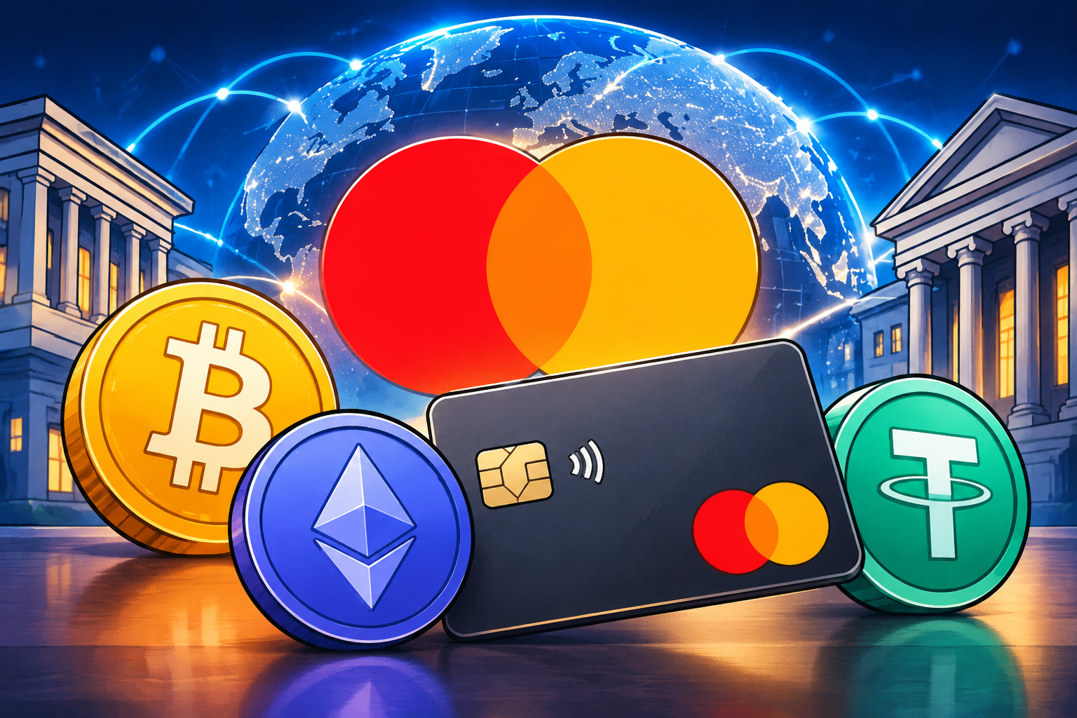 Globální svět kryptoplateb a Mastercard