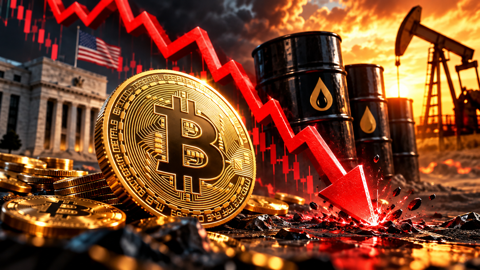 Inflace a ropa tlačí na BTC