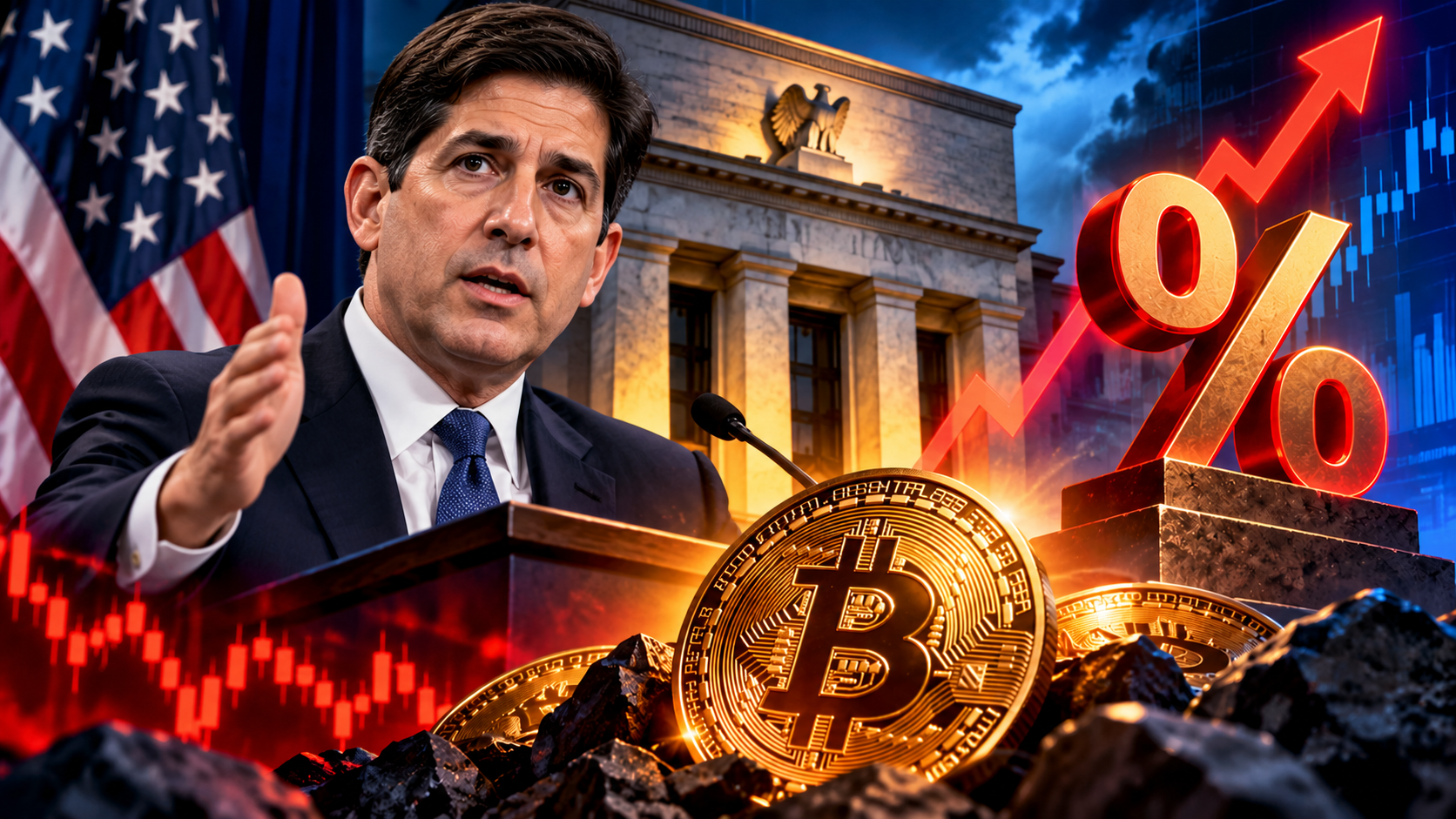 Kevin Warsh, Bitcoin a rostoucí sazby